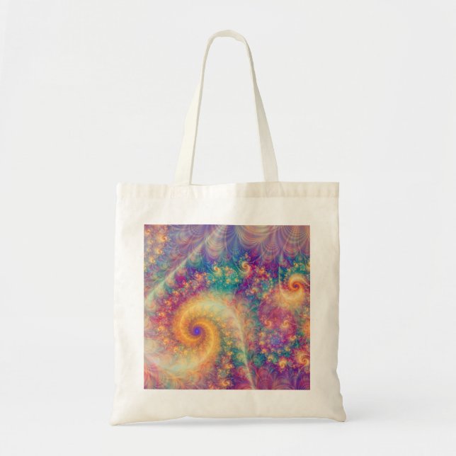 Tote Bag Art abstrait de vortex fractal de fantaisie fantai (Devant)