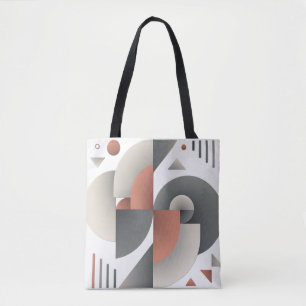 Tote Bag Art Abstrait géométrique moderne