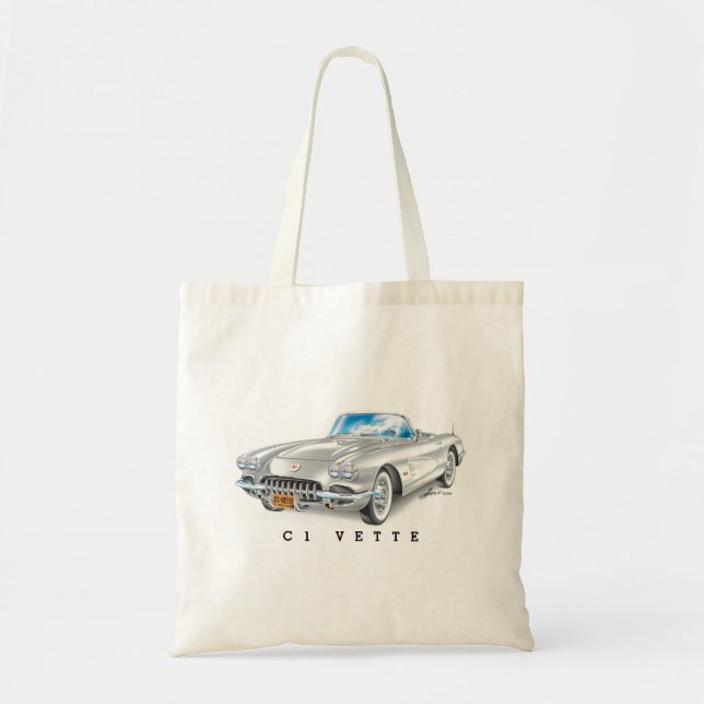 TOTE BAG ART AUTOMOBILE C-ONE (Devant)