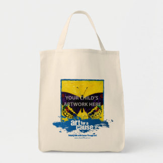 Tote Bag "Art bleu pour une cause" Fourre-tout $15,95