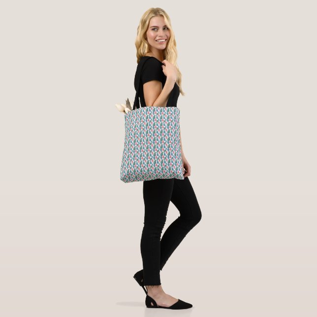 Tote Bag Art botanique moderne  (Sur le modèle)