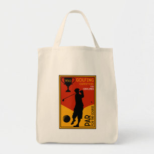 Tote Bag Art classique du golf des années 30