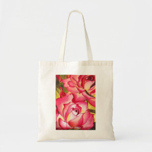 Tote Bag Art d'aquarelle de rose de rose de Hannah Gordon