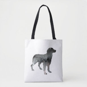 Tote Bag Art de chien de la Bretagne