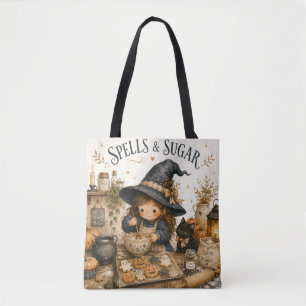 Tote Bag Art de cuisine automnal de cottagecore cosy