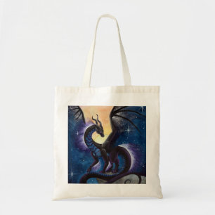Tote Bag Art de dragon d'automne de nuit par Carla le
