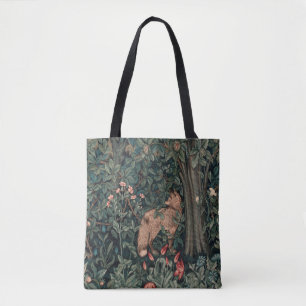 Tote Bag Art de faune de renard de verdure de William Morri