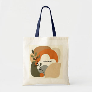 Tote Bag Art de formes découpées organiques abstraites