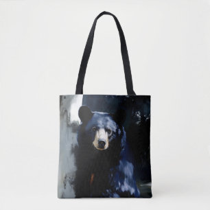 Tote Bag Art de la faune de l'ours noir