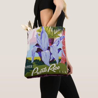 Tote Bag Art de l'affiche de voyage vintage, Découvrez Port