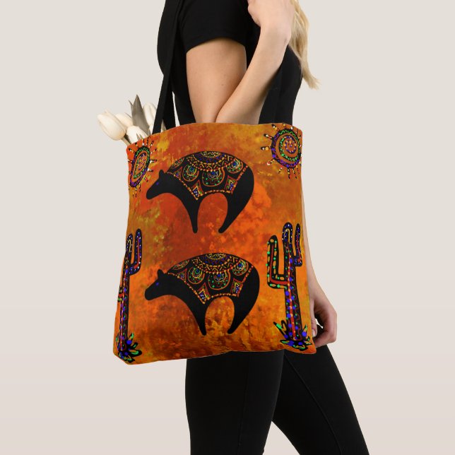 Tote Bag Art de l'ours du Sud-Ouest (De près)