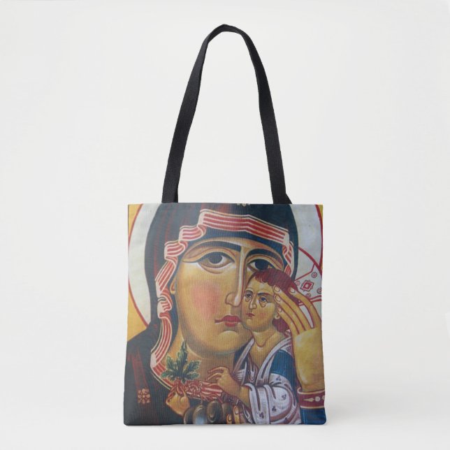 Tote Bag Art de Marie Mère et Jésus (Devant)
