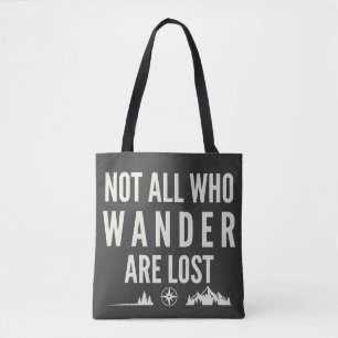 Tote Bag Art de montagne pour les randonneurs perdus