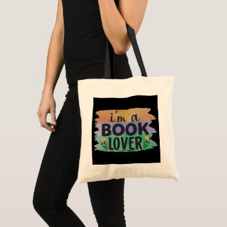 Tote Bag Art de mots pour amateurs de livres mignons