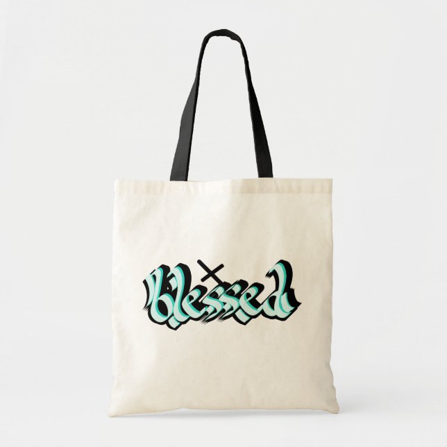 Tote Bag Art de rue bénie Urbaine (Devant)