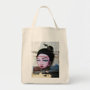Tote Bag Art de rue Lady Lao Graffiti