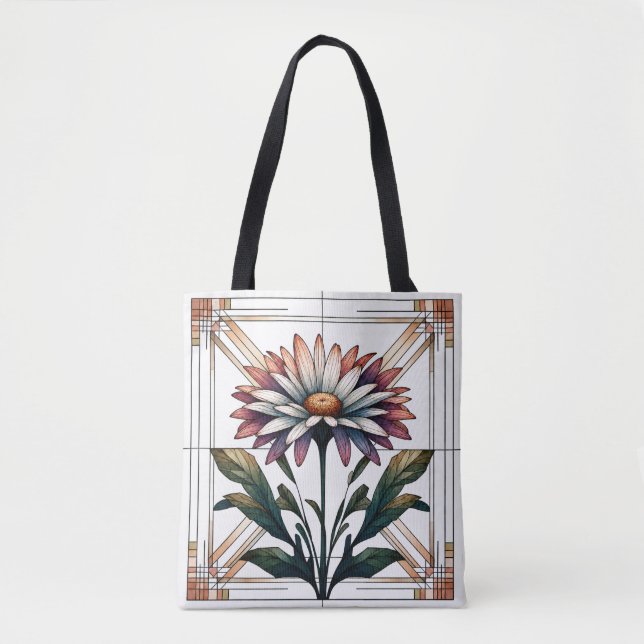 Tote Bag Art Déco Daisy (Devant)
