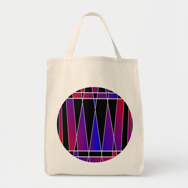 Tote Bag Art déco "fracturé" par Kenneth Yoncich (Devant)