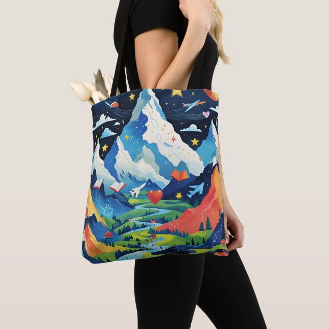 Tote Bag Art des rêves et des aspirations (De près)