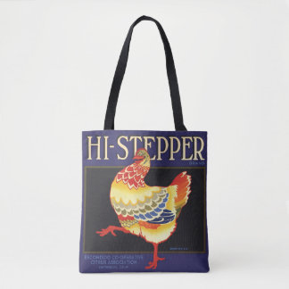 Tote Bag Art d'étiquette de caisse de fruits vintage, Hi St