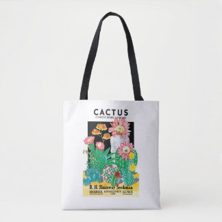 Tote Bag Art d'étiquette de paquet de graines vintage Plant