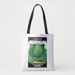 Tote Bag Art d'étiquette de pochette de graines vintage, ch