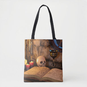 Tote Bag Art d'étude à la bougie de l'académie sombre gothi