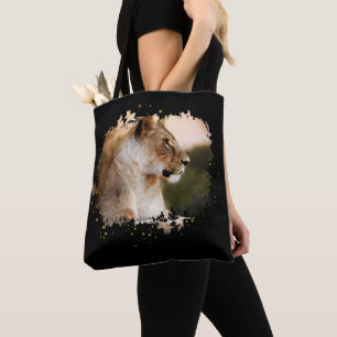 Tote Bag *~* Art d'or céleste AP23 LIONESSE artistique