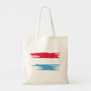 Tote Bag Art Drapeau Luxembourg
