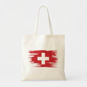 Tote Bag Art Drapeau Suisse