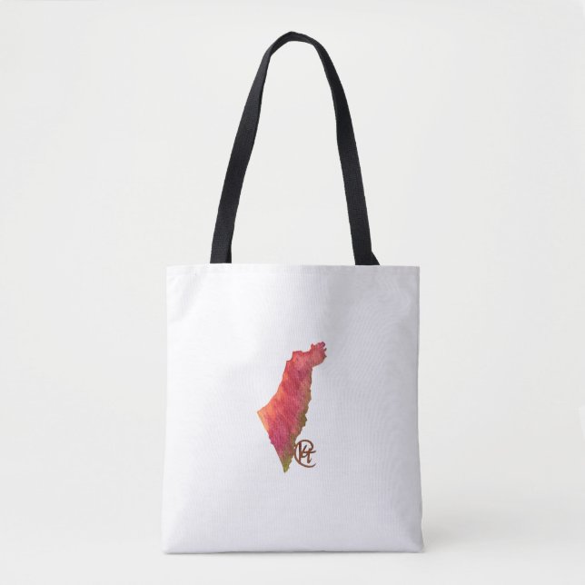 Tote Bag Art du jardin d'Israël (Devant)