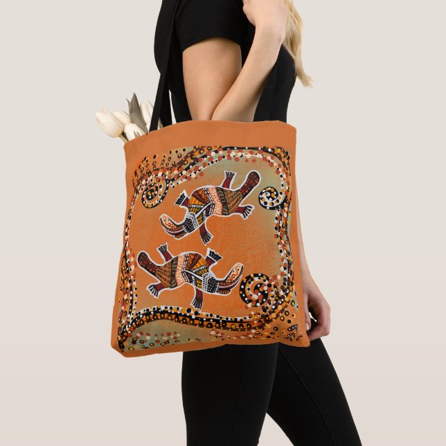 TOTE BAG ART DU PLATYPUS (De près)