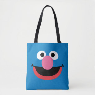 Tote Bag Art du visage de Grover