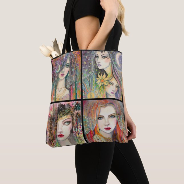Tote Bag Art fantastique bohémien des Gitans (De près)