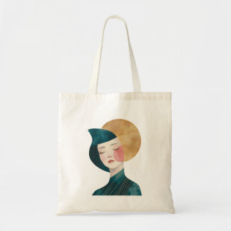Tote Bag Art féminin abstrait
