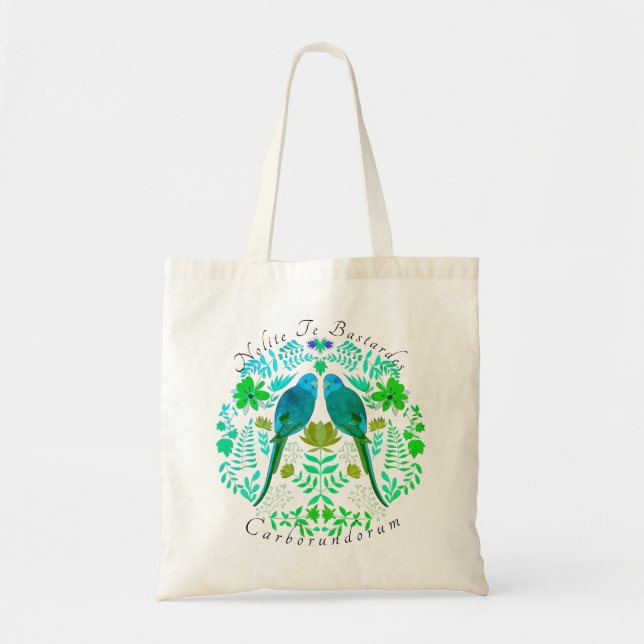 Tote Bag Art féministe Nolite Te Bastardes Carborundorum (Devant)