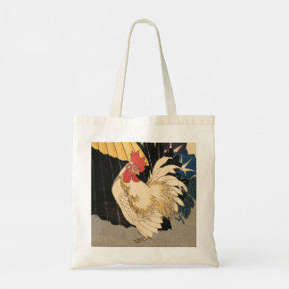 TOTE BAG ART FINE COQ BLANC