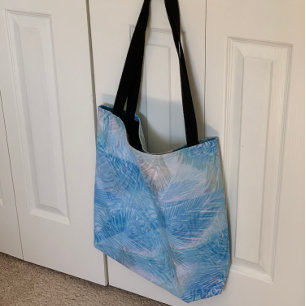 Tote Bag Art Floral Abstrait Achats Épicerie Plage