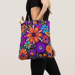 Tote Bag Art Floral éffrayant