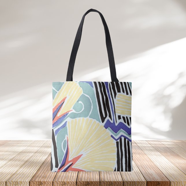 Tote Bag Art floral moderne et tendance par E.A. Séguy (Créateur téléchargé)