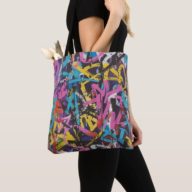 Tote Bag Art graffiti (De près)