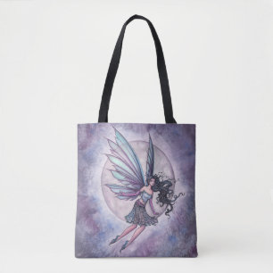 Tote Bag Art Imaginaire Fairy Vol Lune