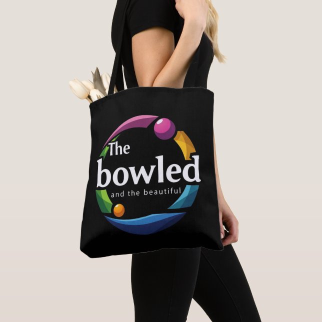 Tote Bag "Art in Motion : Circulaire pelouse Bowls Bowled L (De près)