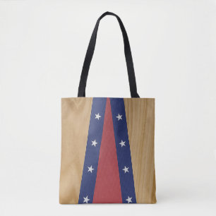 Tote Bag Art inspiré par l'Amérique Drapeaux, Jerseys & 4