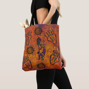 Tote Bag Art Kokopelli