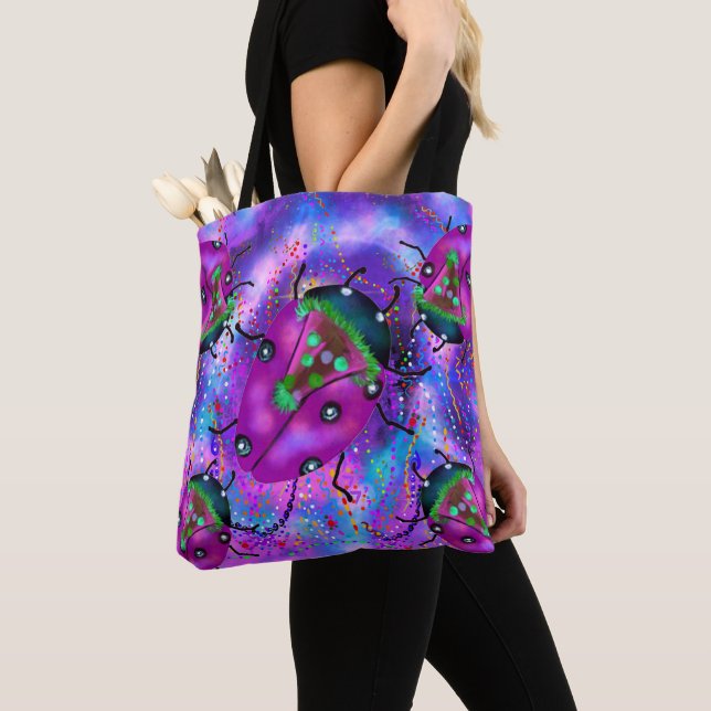 TOTE BAG ART LADYBUG (De près)