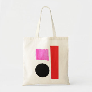 Tote Bag Art minimaliste moderne Collage coloré Abstrait