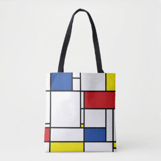 Tote Bag Art Moderne Géométrique Minimaliste De Stijl Mondr