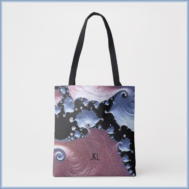 Tote Bag Art moderne rose violet (Créateur téléchargé)