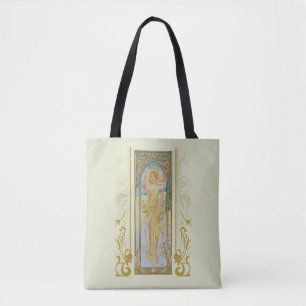 Tote Bag Art Nouveau Alphonse Mucha - La luminosité du jour